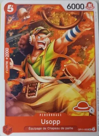 Carte One Piece française OP11-003 Usopp