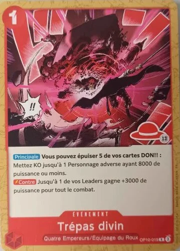 Carte One Piece française OP10-019 Trépas divin
