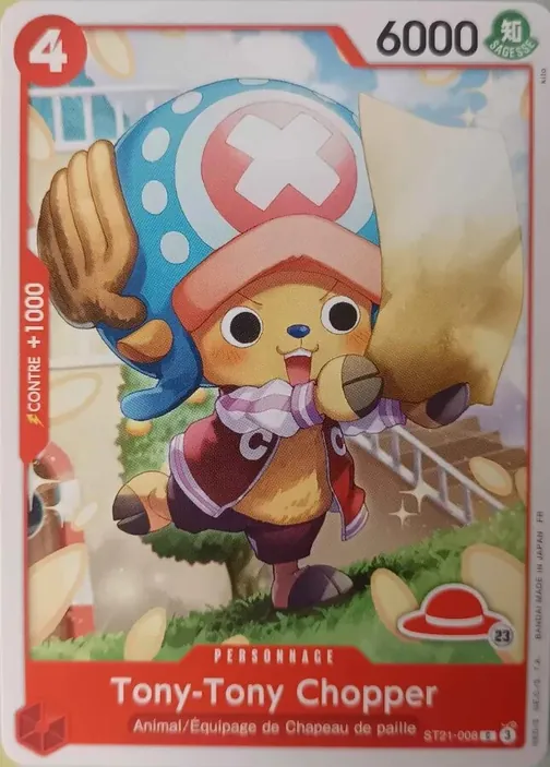 Carte One Piece française ST21-008 Tony-Tony Chopper (version 2)