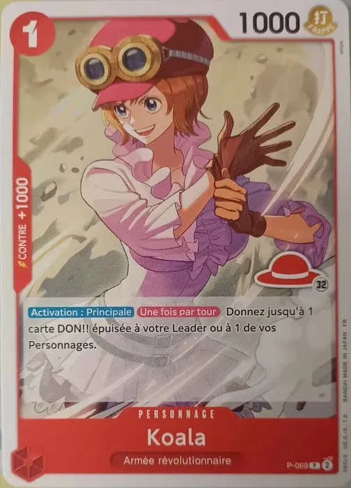 Carte One Piece française P-069 Koala (version 3)