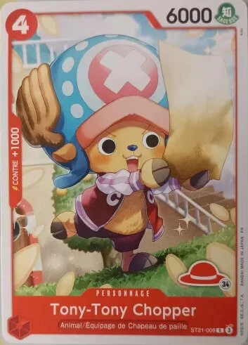 Carte One Piece française ST21-008 Tony-Tony Chopper (version 3)