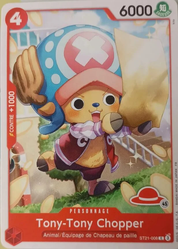 Carte One Piece française Tony-Tony Chopper ST21-008 C
