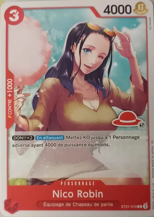 Carte One Piece française ST21-010 Nico Robin (version 4)