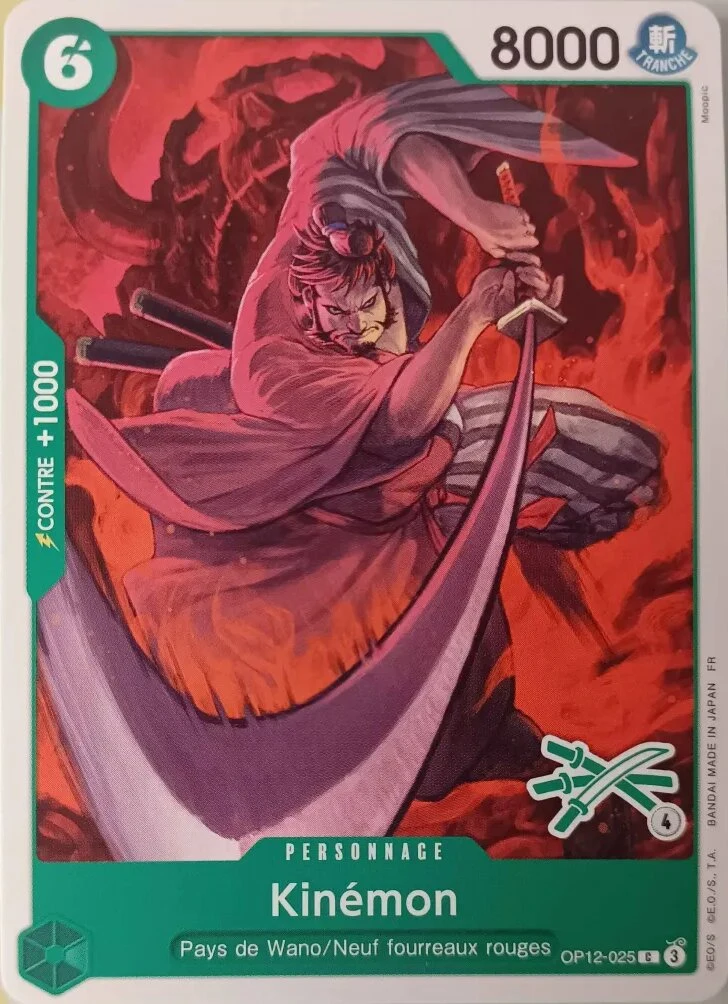 Carte One Piece française Kinémon OP12-025 C