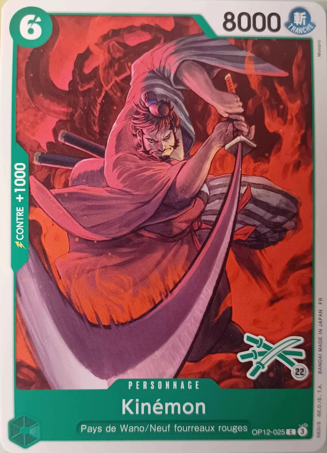 Carte One Piece française Kinémon OP12-025 C