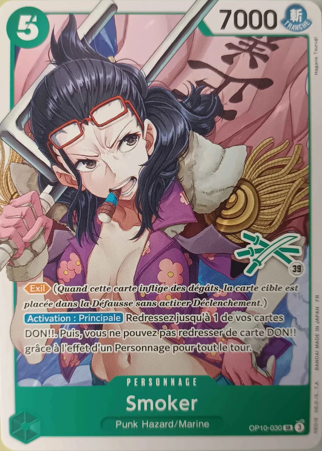 Carte One Piece française Smoker OP10-030 SR