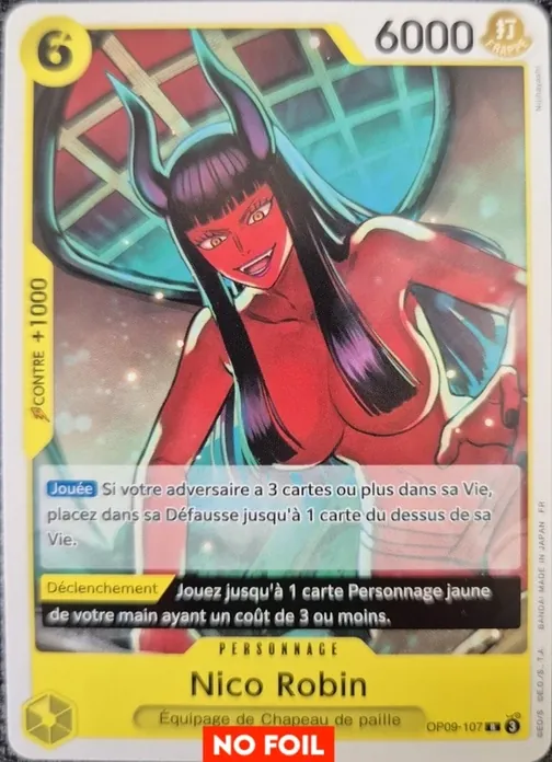 Carte One Piece française OP09-107 Nico Robin