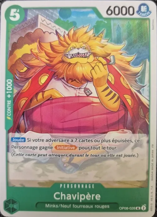 Carte One Piece française OP08-028 Chavipère