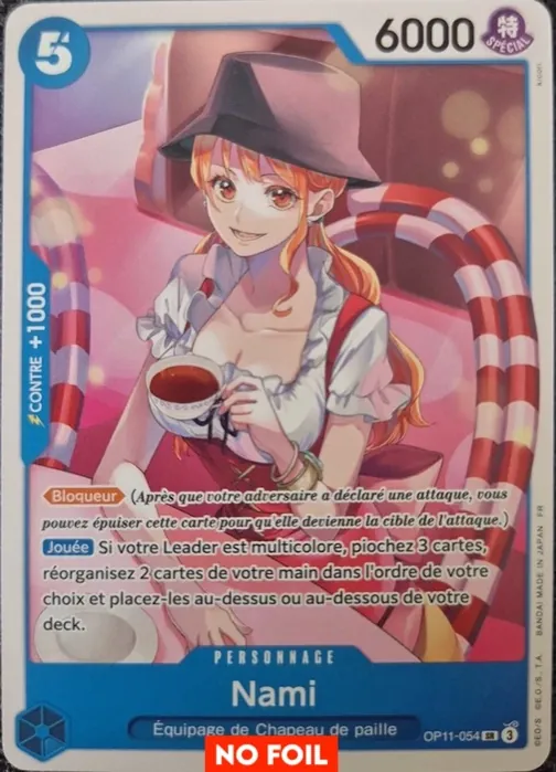 Carte One Piece française OP11-054 Nami