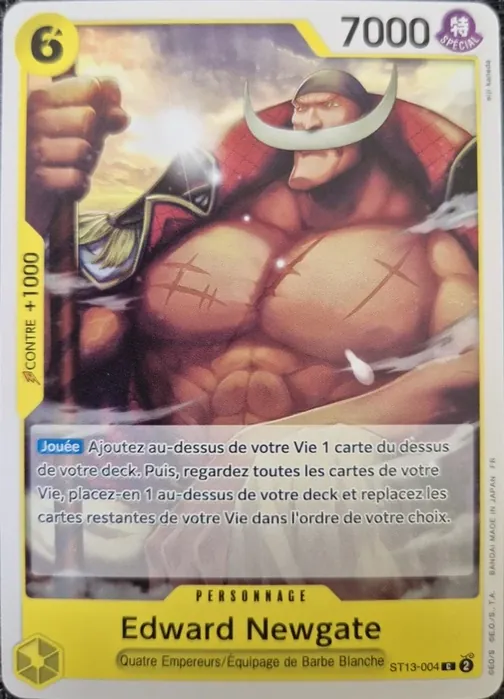 Carte One Piece française ST13-004 Edward Newgate