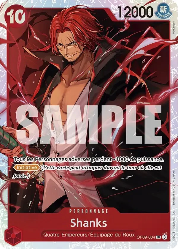 OP09-004 Shanks illustrée par POKImari (édition française)