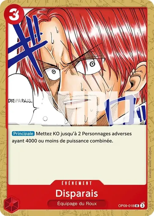 Carte One Piece française OP09-018 Get Out of Here!