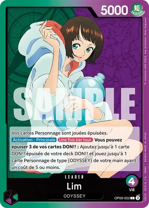 Carte One Piece française OP09-022 Lim
