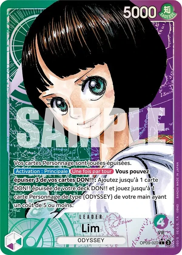 Carte One Piece française Lim OP09-022 L