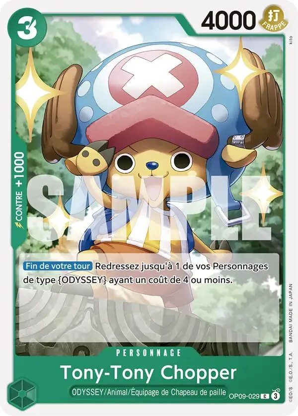OP09-029 Tony Tony.Chopper illustrée par kito (édition française)