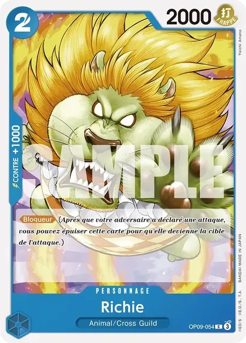 Carte One Piece française OP09-054 Richie