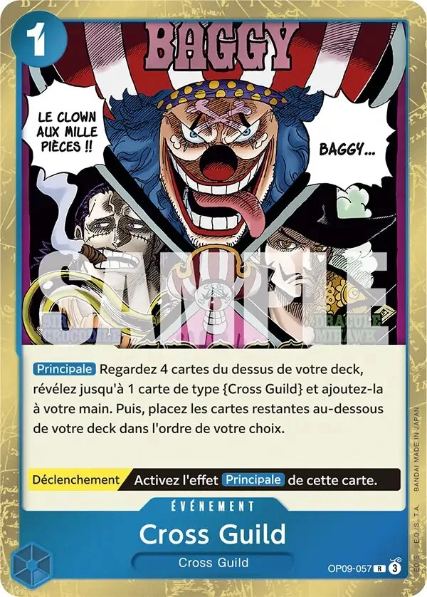 Carte One Piece française Cross Guild OP09-057 R