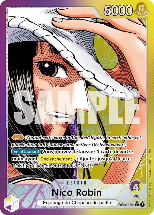 Carte One Piece française Nico Robin OP09-062 L