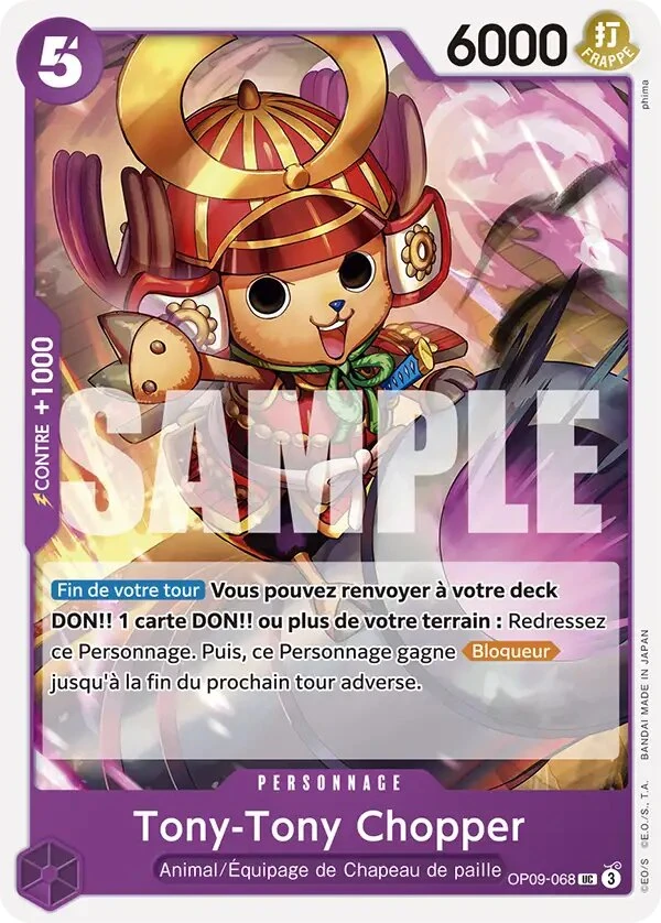 OP09-068 Tony Tony.Chopper illustrée par phima (édition française)