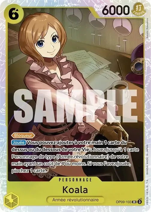 Carte One Piece française OP09-103 Koala