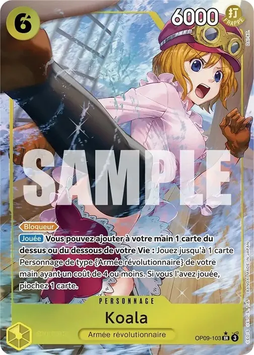 Carte One Piece française OP09-103 Koala (version 2)