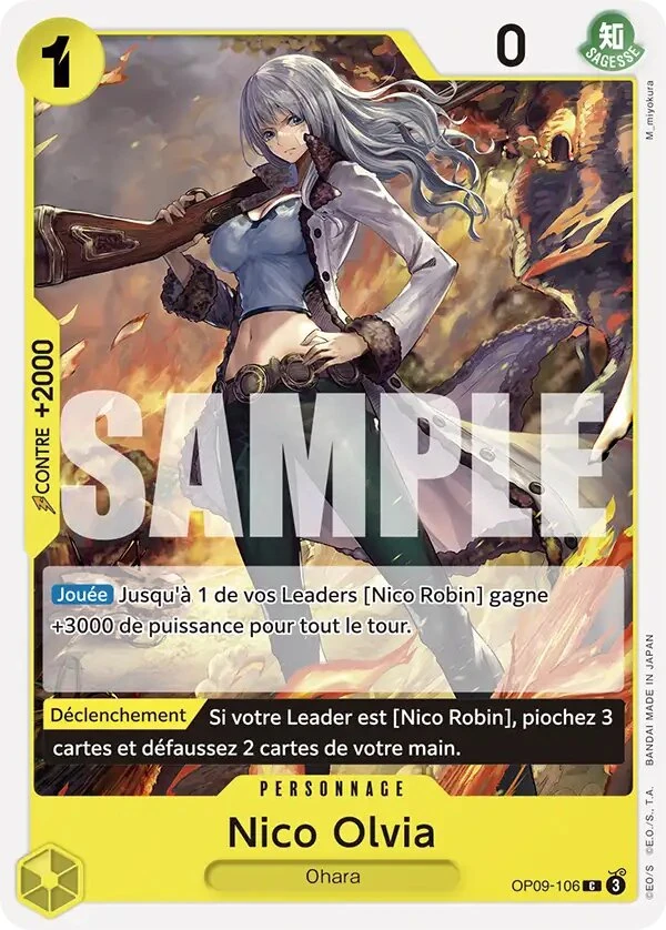 Carte One Piece française Nico Olvia OP09-106 C