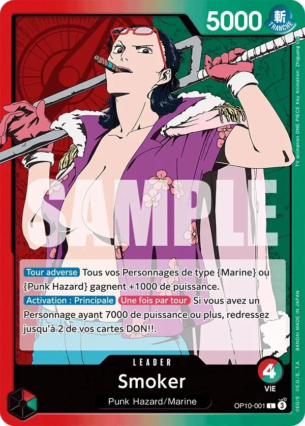 OP10-001 Smoker illustrée par Zhiguang Liu (édition française)