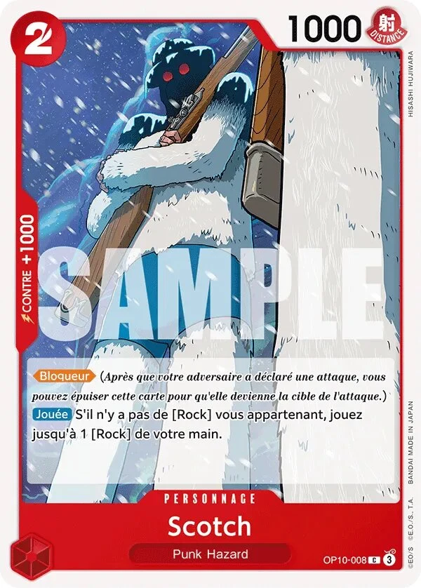 OP10-008 Scotch illustrée par HISASHI HUJIWARA (édition française)