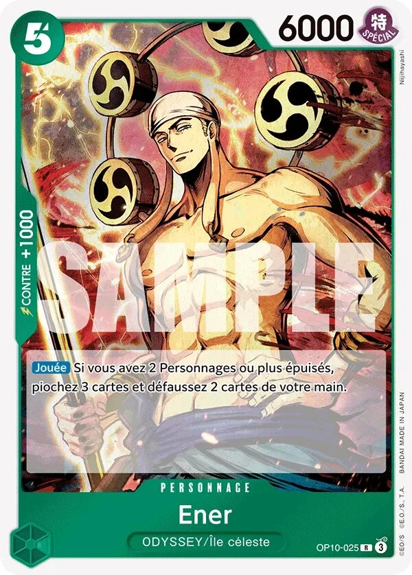 OP10-025 Ener illustrée par Nijihayashi (édition française)