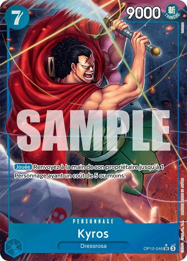 OP10-046 Kyros illustrée par tatsuya (édition française)