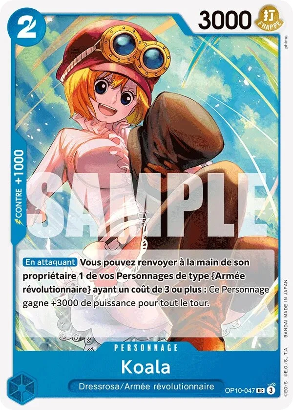 OP10-047 Koala illustrée par phima (édition française)