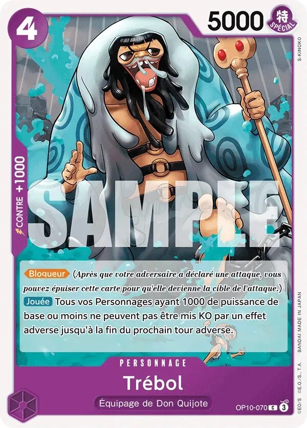 OP10-070 Trébol illustrée par S-KINOKO (édition française)