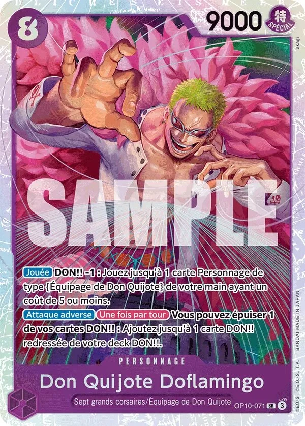 OP10-071 Don Quijote Doflamingo illustrée par akagi (édition française)