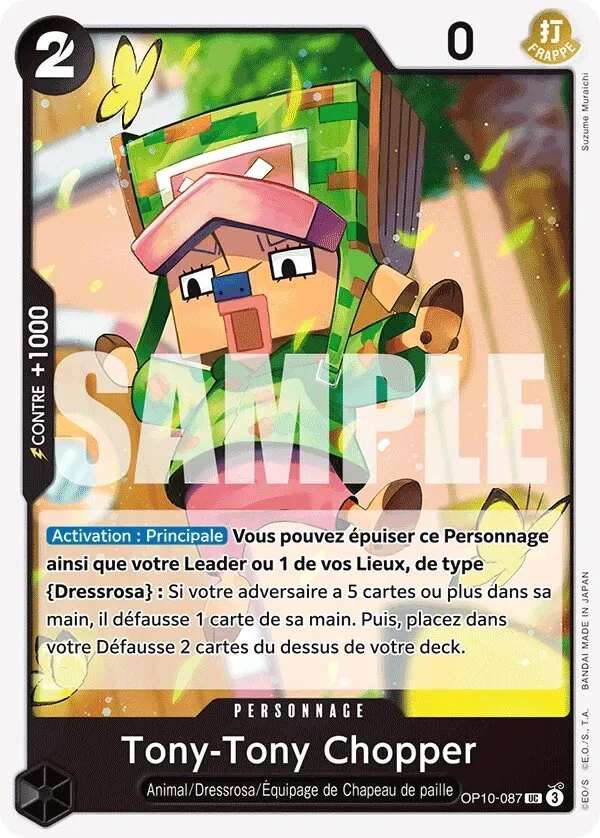 OP10-087 Tony-Tony Chopper illustrée par Suzume Muraichi (édition française)