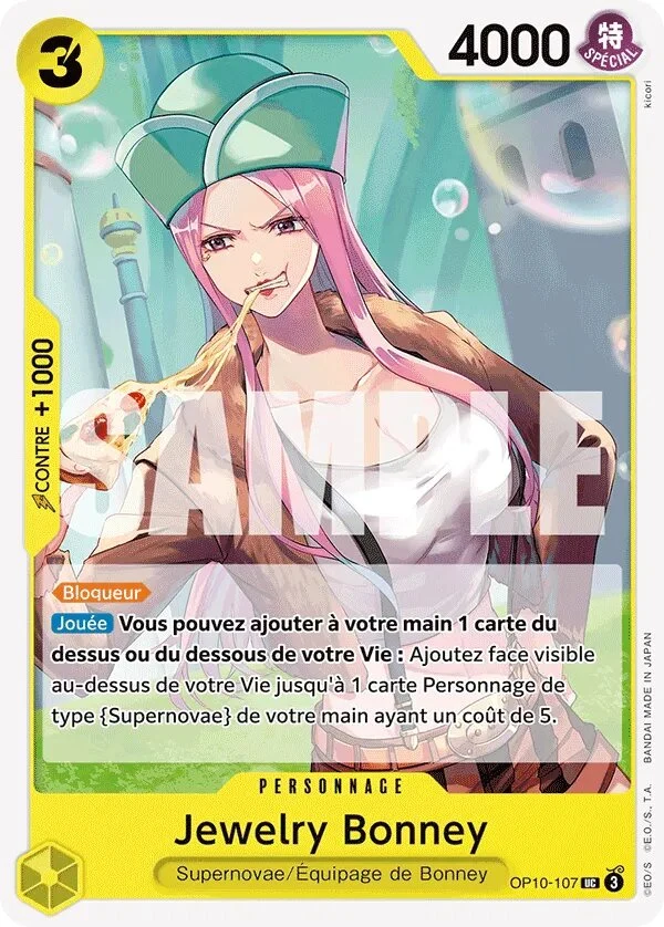 Carte One Piece française Jewelry Bonney OP10-107 UC