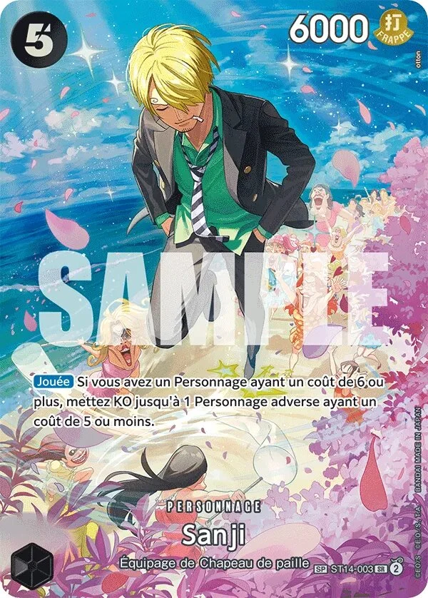 ST14-003 Sanji illustrée par otton (édition française)