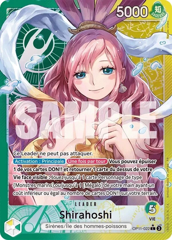 Carte One Piece française Shirahoshi OP11-022 L