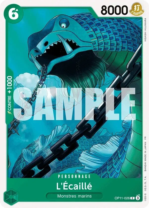Carte One Piece française L'Écaillé OP11-026 C