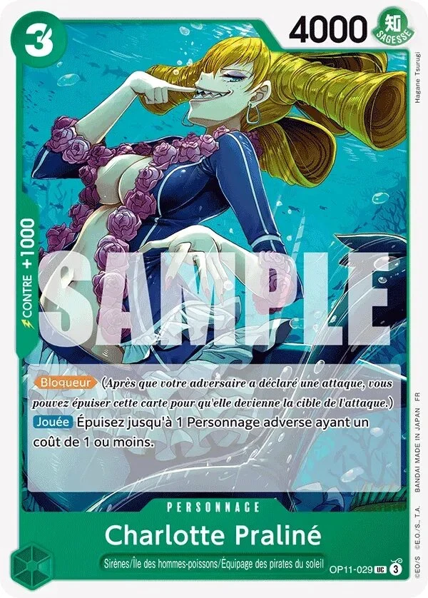 Carte One Piece française Charlotte Praliné OP11-029 UC