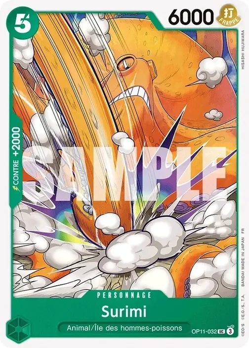 Carte One Piece française OP11-032 Surimi