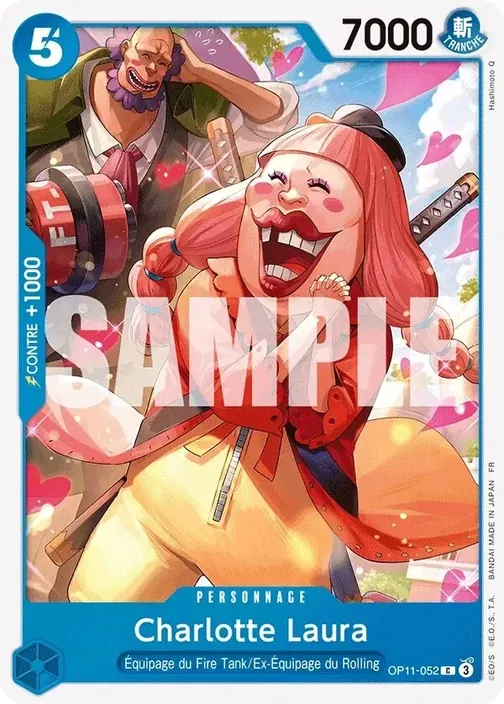 Carte One Piece française OP11-052 Charlotte Laura