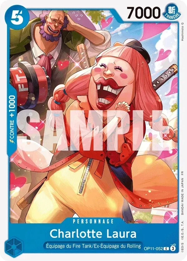 Carte One Piece française Charlotte Laura OP11-052 C