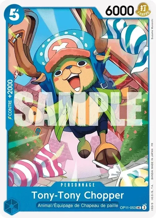 Carte One Piece française OP11-053 Tony-Tony Chopper