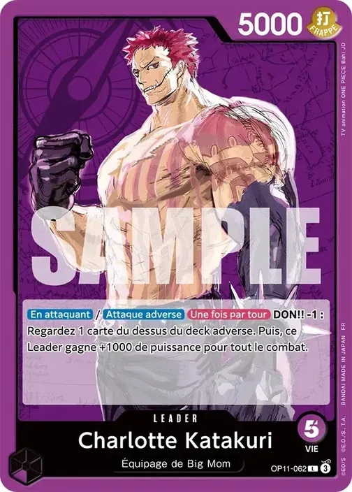 Carte One Piece française OP11-062 Charlotte Katakuri