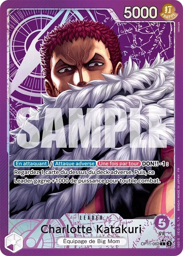 Carte One Piece française Charlotte Katakuri OP11-062 L