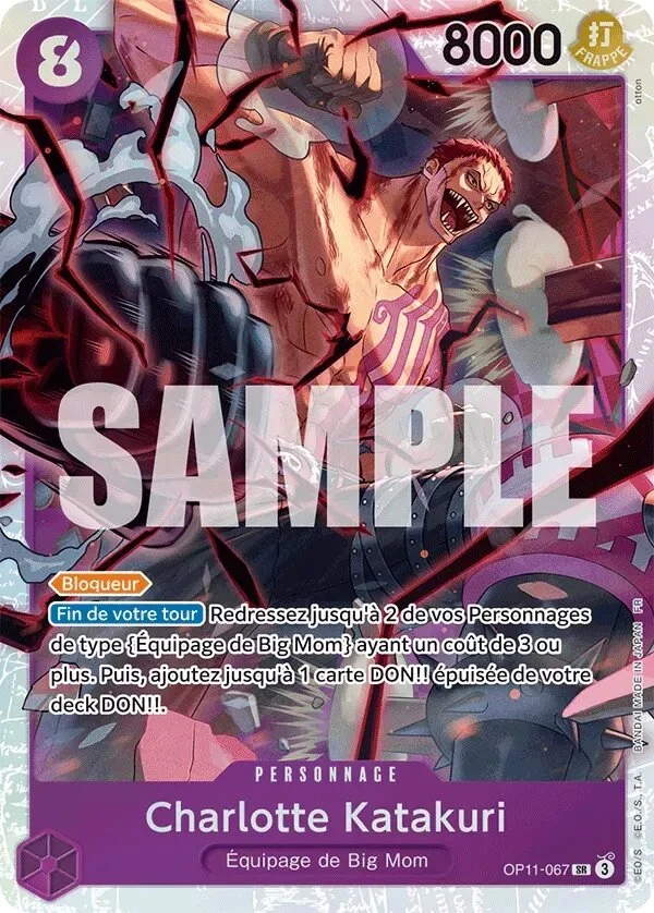 Carte One Piece française Charlotte Katakuri OP11-067 SR