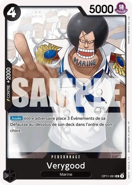 Carte One Piece française OP11-091 Verygood