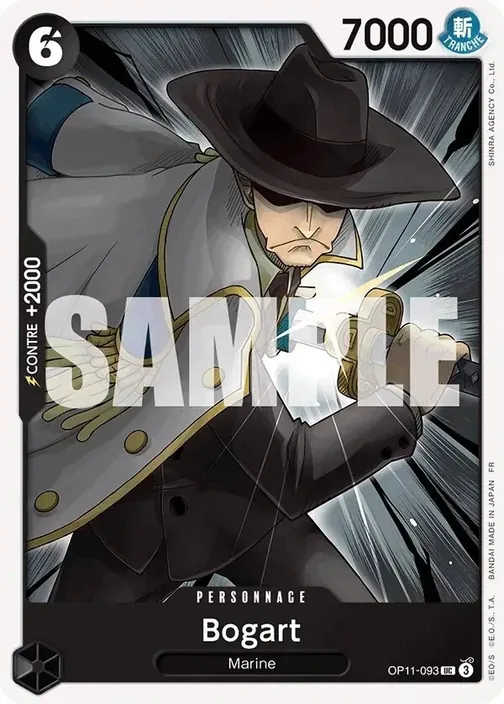 Carte One Piece française OP11-093 Bogart