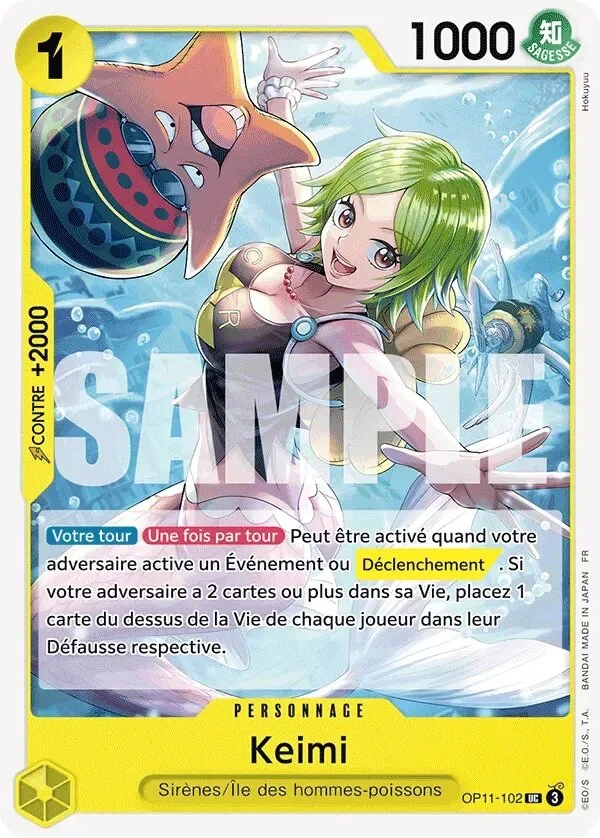 Carte One Piece française Keimi OP11-102 UC