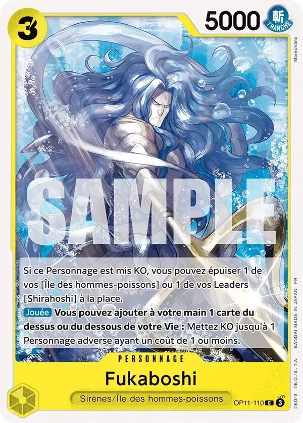 Carte One Piece française Fukaboshi OP11-110 C